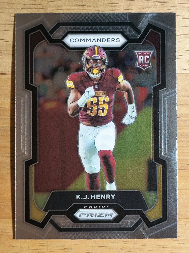 2023 Panini Prizm #400 K.J. Henry RC