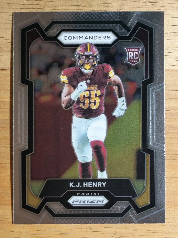 2023 Panini Prizm #400 K.J. Henry RC