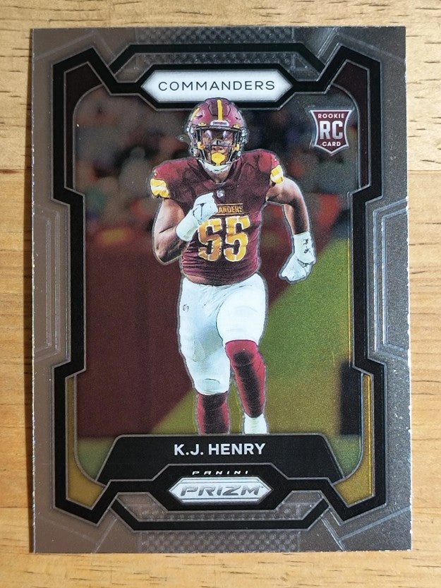 2023 Panini Prizm #400 K.J. Henry RC