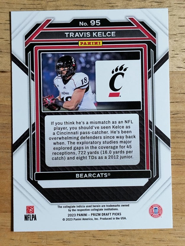 2023 Panini Prizm Draft Picks #95 Travis Kelce