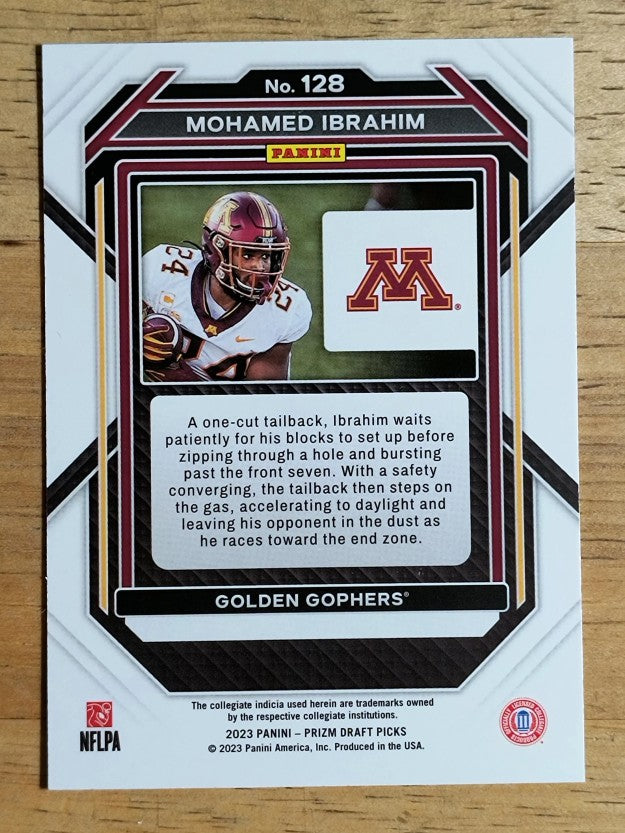 2023 Panini Prizm Draft Picks #128 Mohamed Ibrahim