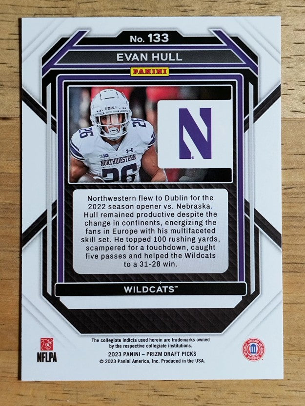 2023 Panini Prizm Draft Picks #133 Evan Hull