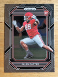2023 Panini Prizm Draft Picks #163 Jalen Carter