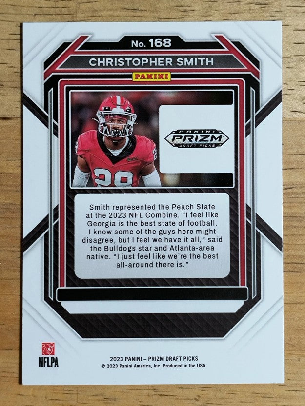 2023 Panini Prizm Draft Picks #168 Christopher Smith
