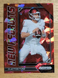 2023 Panini Prizm Draft Picks New Recruits Red Ice #21 Clayton Tune