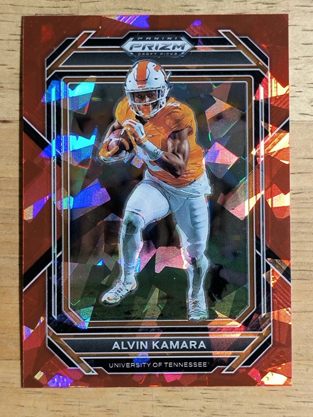 2023 Panini Prizm Draft Picks Prizms Red Ice #4 Alvin Kamara