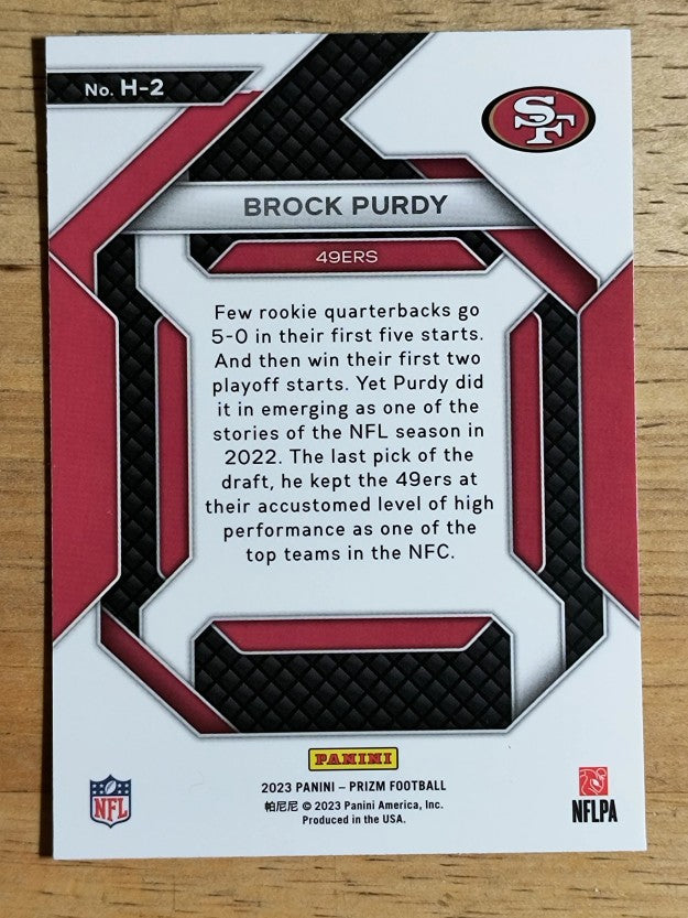 2023 Panini Prizm Emergent #2 Brock Purdy