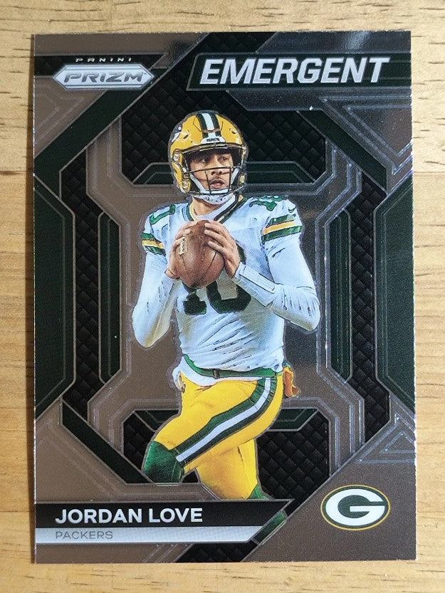 2023 Panini Prizm Emergent #3 Jordan Love