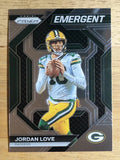 2023 Panini Prizm Emergent #3 Jordan Love