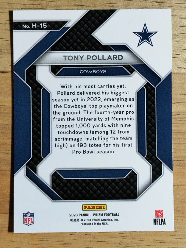 2023 Panini Prizm Emergent #15 Tony Pollard