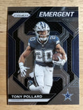 2023 Panini Prizm Emergent #15 Tony Pollard