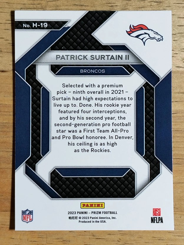 2023 Panini Prizm Emergent #19 Patrick Surtain II