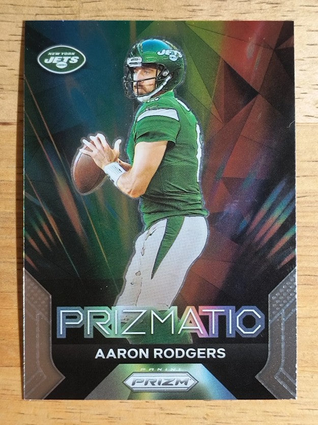 2023 Panini Prizm Prizmatic #8 Aaron Rodgers