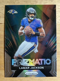 2023 Panini Prizm Prizmatic #12 Lamar Jackson
