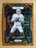 2023 Panini Prizm Prizms Orange Lazer #176 Jimmy Garoppolo