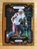 2023 Panini Prizm Prizms Orange Lazer #202 Ja'whaun Bentley