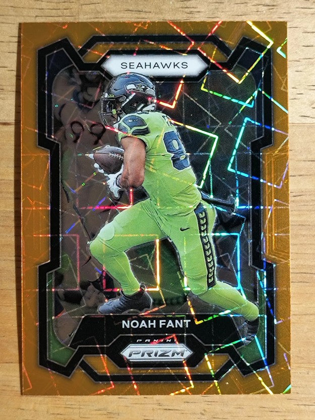 2023 Panini Prizm Prizms Orange Lazer #262 Noah Fant