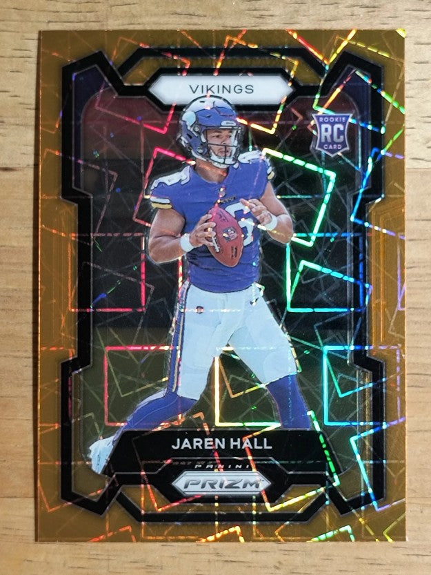 2023 Panini Prizm Prizms Orange Lazer #367 Jaren Hall