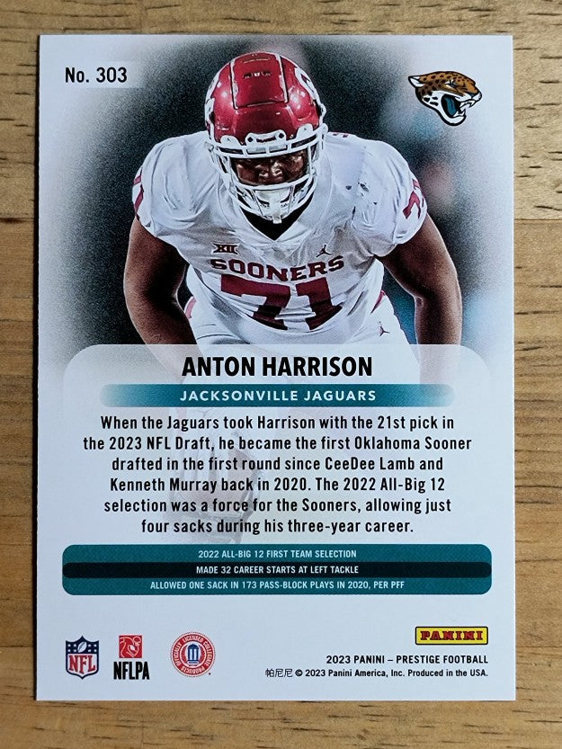 2023 Prestige #303 Anton Harrison RC
