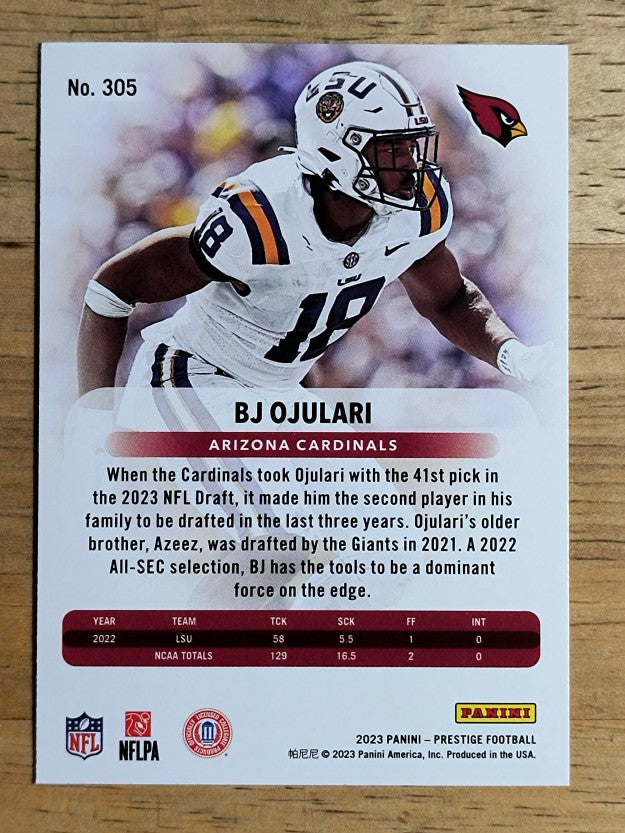 2023 Prestige #305 BJ Ojulari RC