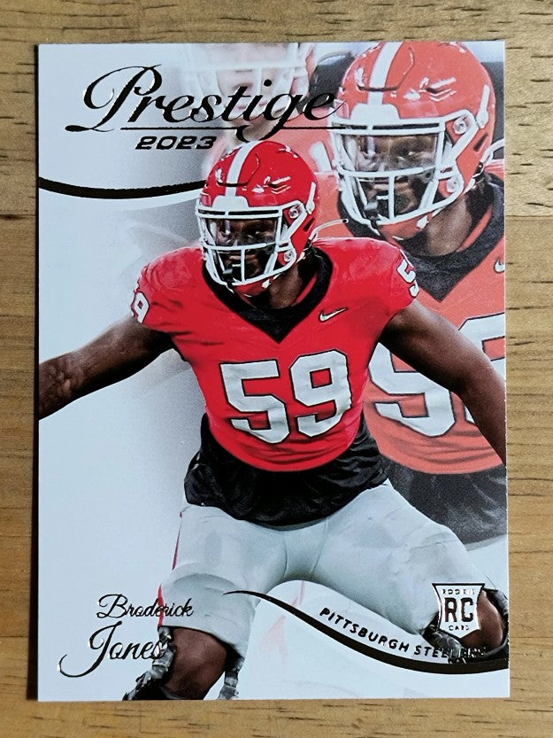 2023 Prestige #308 Broderick Jones RC