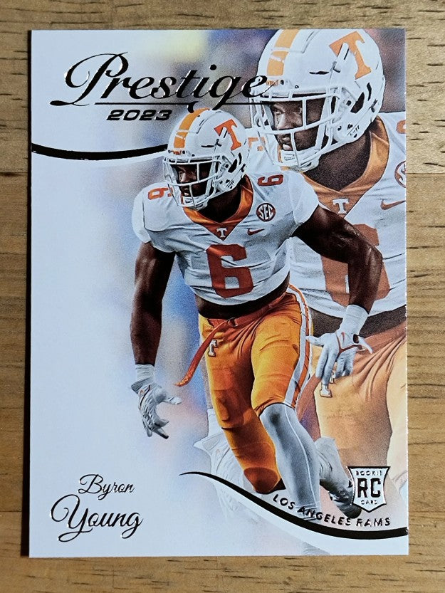 2023 Prestige #313 Byron Young (LB) RC