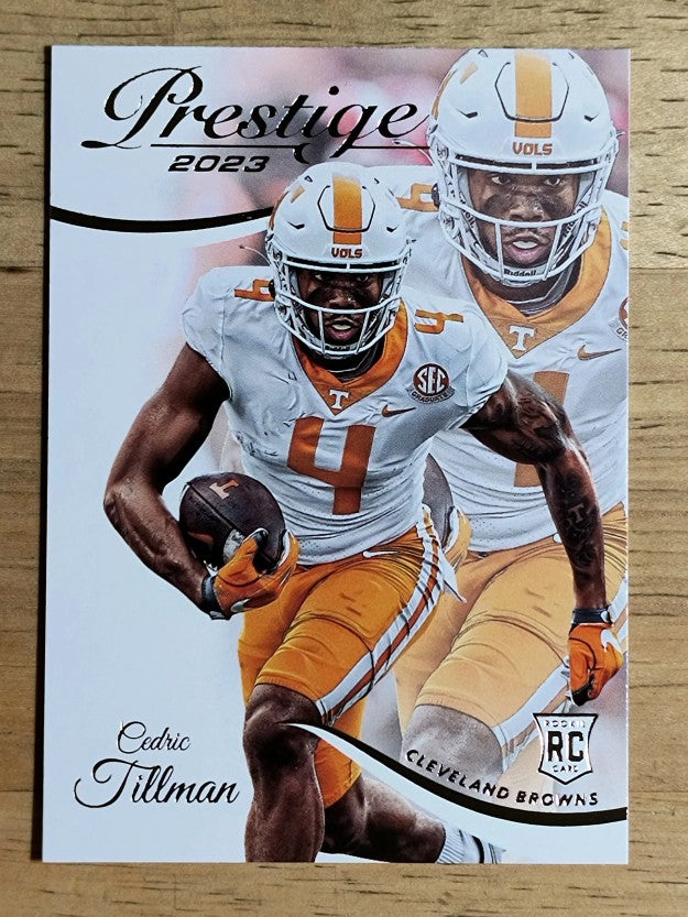 2023 Prestige #318 Cedric Tillman RC