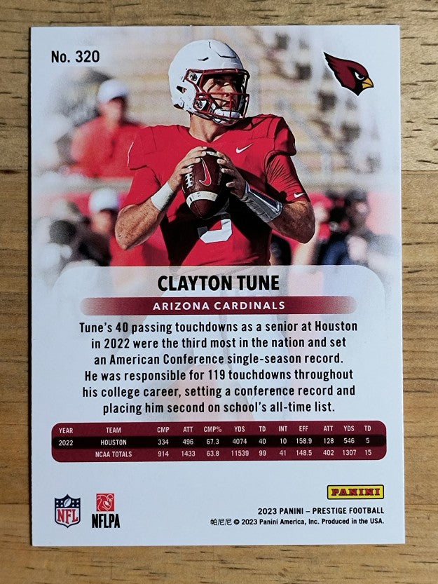 2023 Prestige #320 Clayton Tune RC