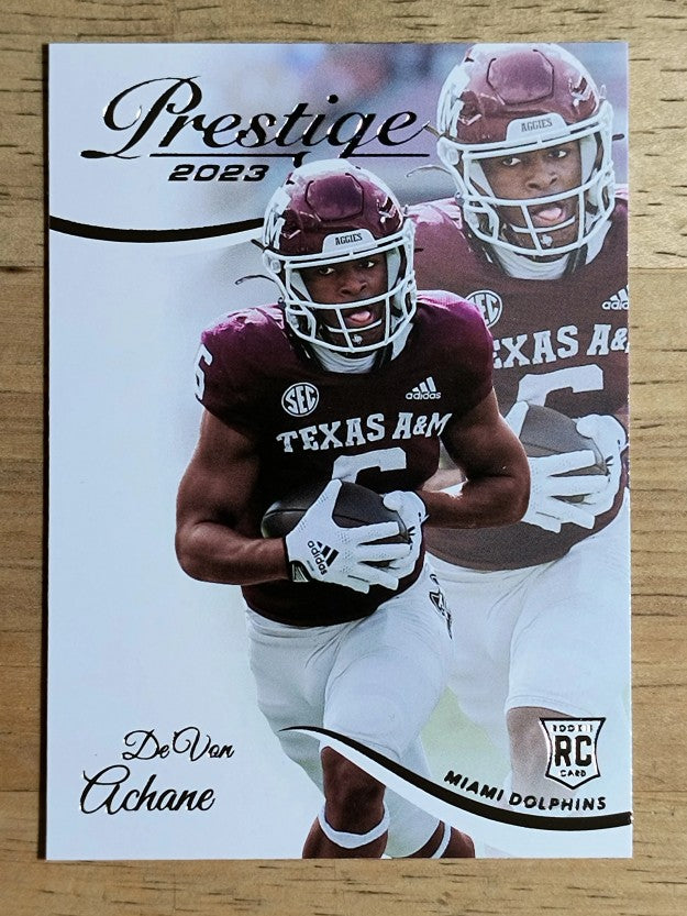2023 Prestige #328 De'Von Achane RC