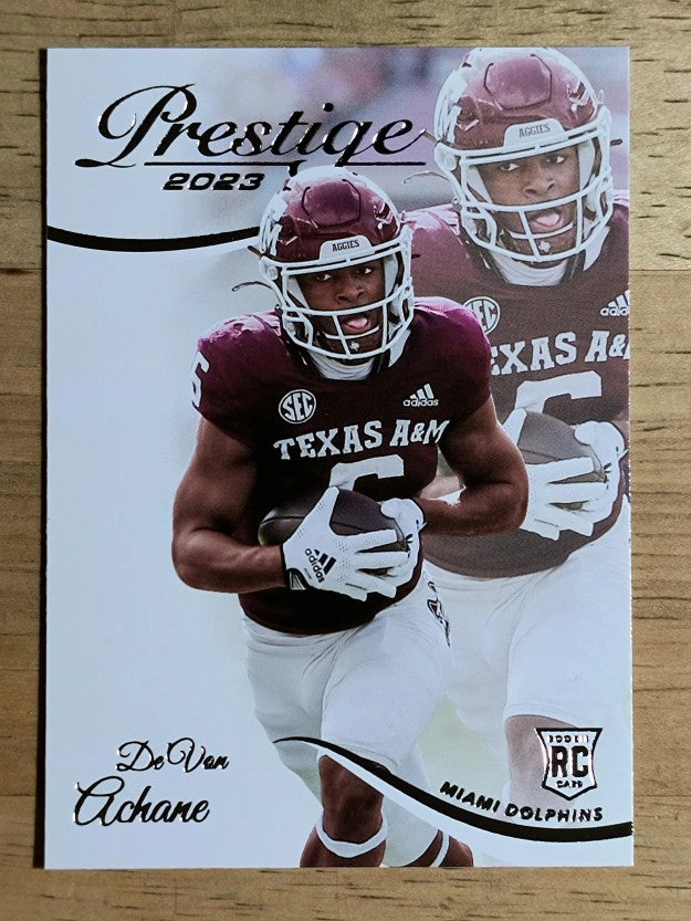 2023 Prestige #328 De'Von Achane RC