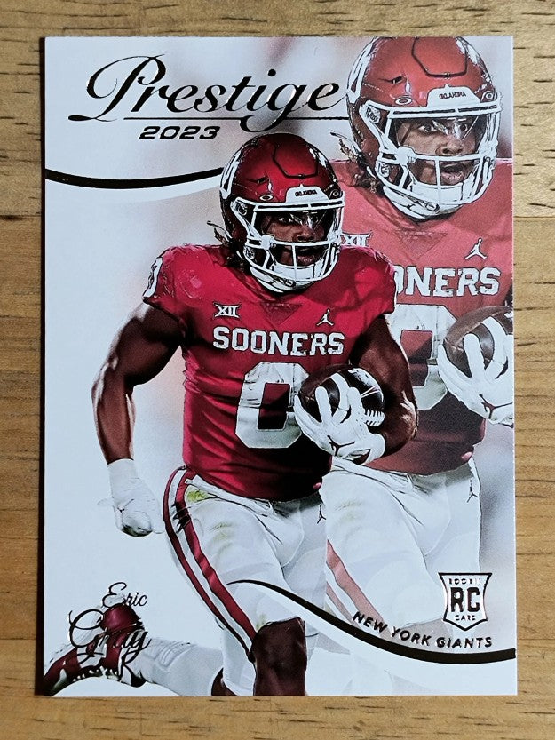 2023 Prestige #336 Eric Gray RC
