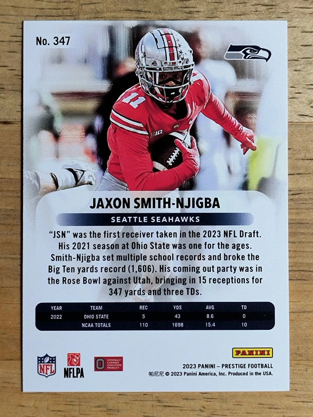2023 Prestige #347 Jaxon Smith-Njigba RC