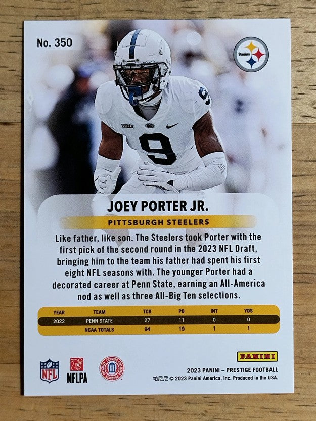 2023 Prestige #350 Joey Porter Jr. RC