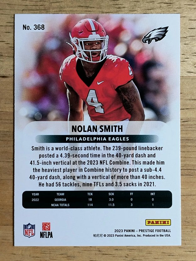 2023 Prestige #368 Nolan Smith RC