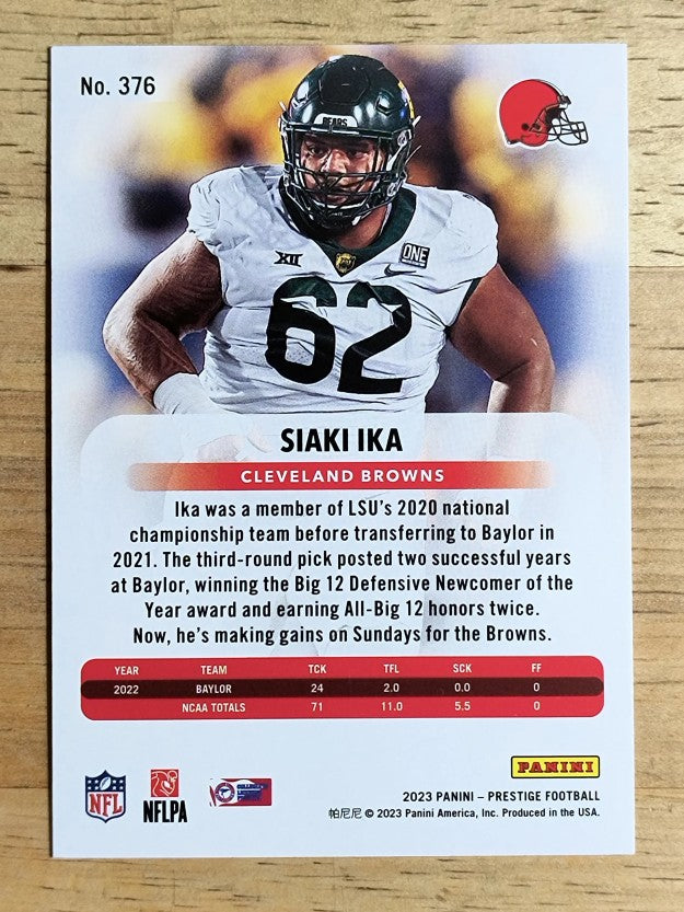 2023 Prestige #376 Siaki Ika RC