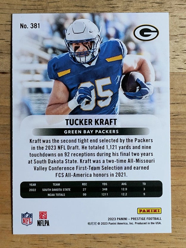 2023 Prestige #381 Tucker Kraft RC