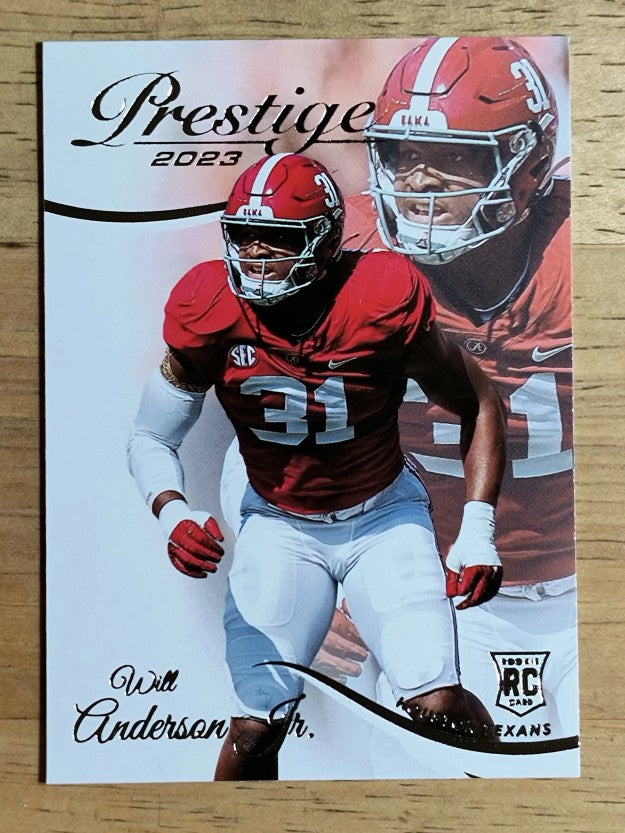 2023 Prestige #387 Will Anderson Jr. RC