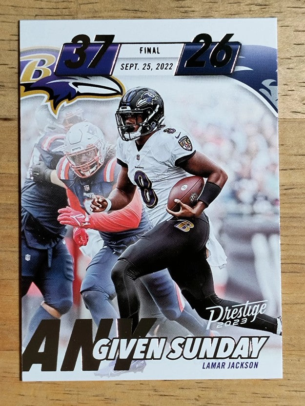 2023 Prestige Any Given Sunday #3 Lamar Jackson