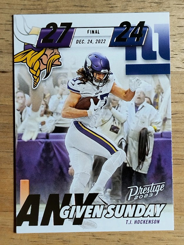 2023 Prestige Any Given Sunday #16 T.J. Hockenson