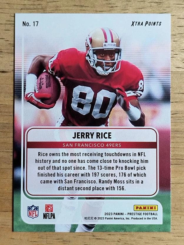 2023 Prestige For the Record #17 Jerry Rice