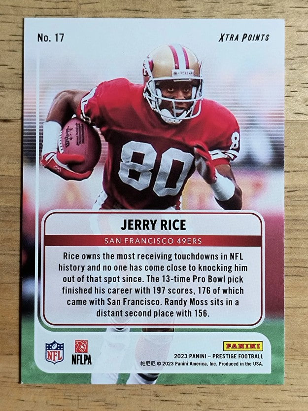 2023 Prestige For the Record #17 Jerry Rice