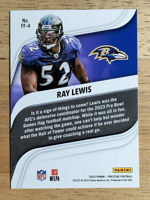 2023 Prestige Franchise Favorites #4 Ray Lewis