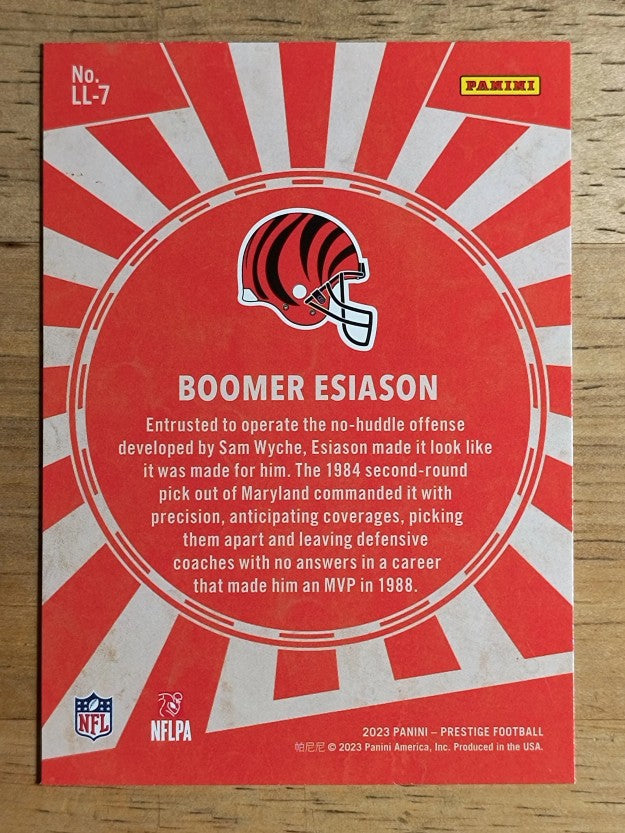 2023 Prestige Living Legends #7 Boomer Esiason