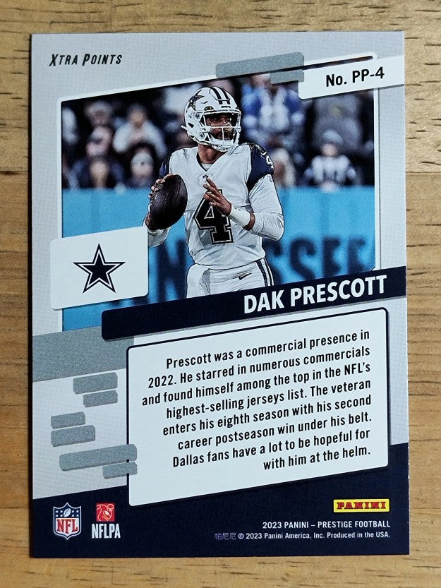 2023 Prestige Prestigious Pros #4 Dak Prescott