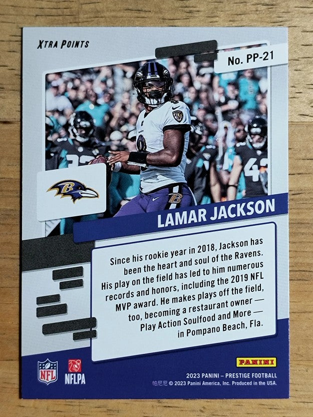 2023 Prestige Prestigious Pros #21 Lamar Jackson