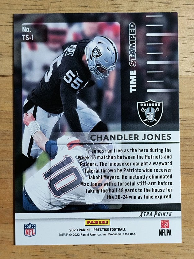 2023 Prestige Time Stamped #1 Chandler Jones