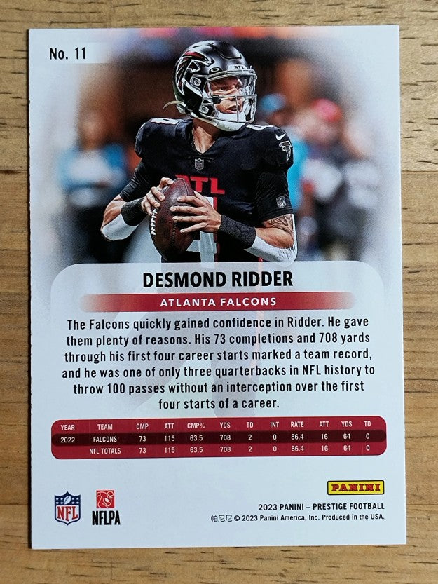 2023 Prestige Xtra Points Diamond #11 Desmond Ridder