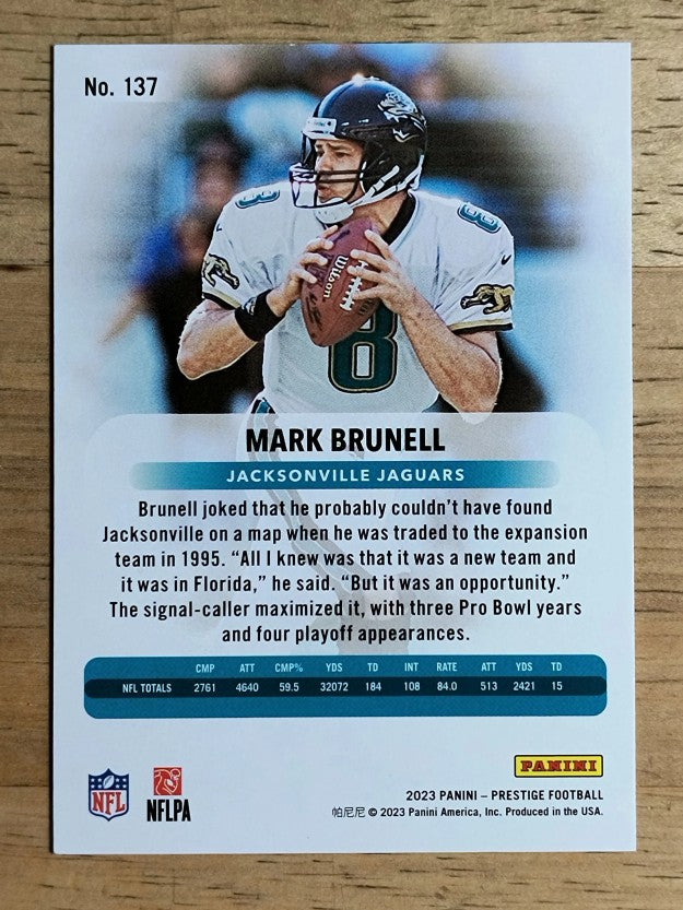 2023 Prestige Xtra Points Diamond #137 Mark Brunell