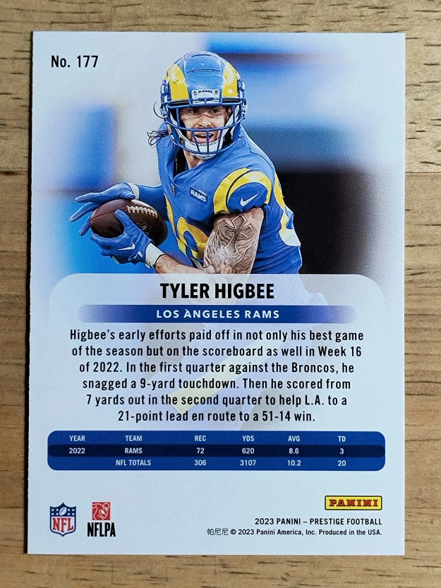2023 Prestige Xtra Points Diamond #177 Tyler Higbee