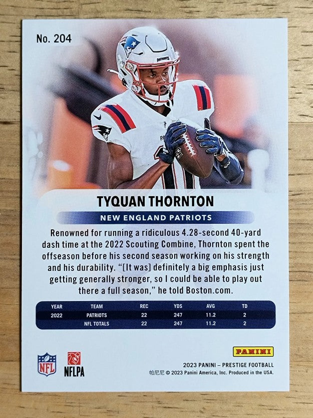 2023 Prestige Xtra Points Diamond #204 Tyquan Thornton